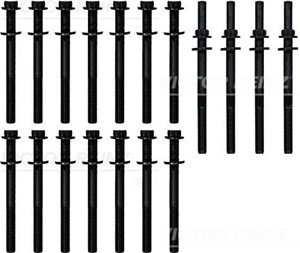 Bultsats, topplock, RENAULT,RENAULT TRUCKS, 77 01 058 031 (4x), 77 01 058 032 (14x)