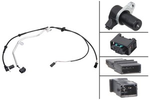 ABS-givare, Sensor, hjulvarvtal, Bakaxel vänster, AUDI A4 B5, A4 B5 Avant, 8D0 927 807 G