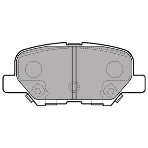 Bromsbeläggsats, Bakaxel, CITROËN,MAZDA,MITSUBISHI,PEUGEOT, 1609899680, 1619790780, 1620368680, 1635677180, 4605A-802, 4605B070, 4605B07