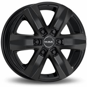 MAK Stone6 T Gloss Black 7.5x17 6/114.3 ET30 B66.1