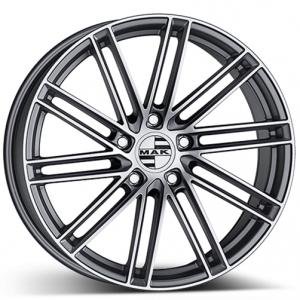MAK Leipzigt Gunmetal Machined Face 10.5x20 5/112 ET19 B66.5