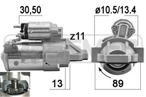 Startmotor, FORD, 2011357, 2225618, GK2T 11000 AA, GK2T 11000 AB