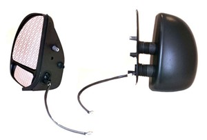 Sidospegel, Vänster, CITROËN JUMPER Buss, JUMPER Skåp, FIAT DUCATO Buss, DUCATO Skåp, PEUGEOT BOXER Buss, BOXER Skåp, 0000735326499, 000