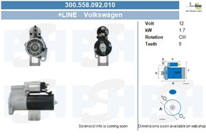 Startmotor, AUDI Q7, PORSCHE CAYENNE, VW TOUAREG, 012911023E, 012911023F, 95560410700