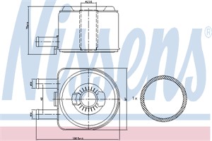 Oljekylare, motor, CITROËN,FIAT,LANCIA,PEUGEOT,SUZUKI, 1103.H4, 1103.N1, 1103G7, 1660067G00, 1660067G01, 9632377980, 9637812980, 9650863