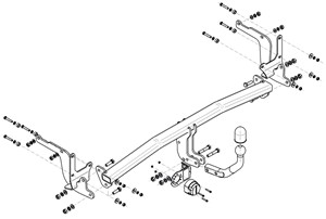 Dragkrok, Standard, PEUGEOT 308 II