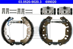 Bromsbackar, sats, Bakaxel, FIAT GRANDE PUNTO, GRANDE PUNTO Van, LINEA