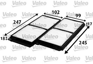 Kupefilter, MAZDA 2, D65161J6X, D651-61-J6X