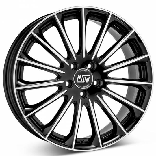 Msw 30 Gloss Black Polished 7,5/17 5/108 ET45 B73.1