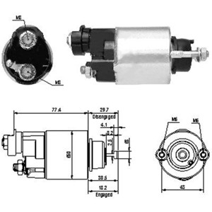 Magnetswitch, startmotor, HONDA JAZZ II, 31200-PWA-G01, 31200-PWA-G51, DDVDT*, DDVDU*