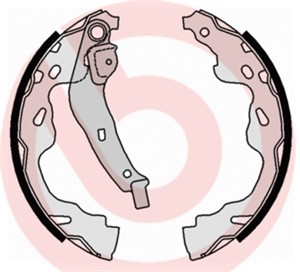 Bromsbackar, sats, Bakaxel, CITROËN,OPEL,PEUGEOT,SUZUKI,TOYOTA,VAUXHALL, 044950D010, 044950D020, 044950H010, 1014003351, 1612440180, 350