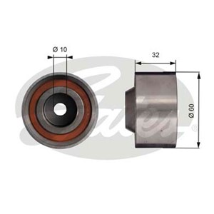 Styrrulle, kamrem, HYUNDAI,KIA,MITSUBISHI, 121993, 2481033021, 2481033024, 2481038001, 30874227, MD121993, MD156604, MD192731, SMD156604