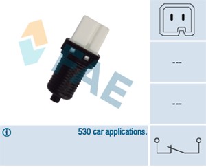 Bromsljuskontakt, CITROËN,FIAT,LANCIA,PEUGEOT, 0005810V003, 0005810V003000000, 4534.11, 4534.21, 4534.35, 4534.51, 4534.52, 481312P040,