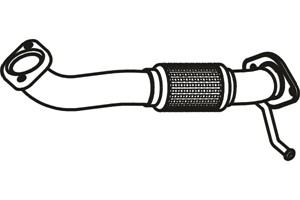 Avgasrör, Fram, HYUNDAI i30, i30 Kombi, KIA CEE'D Halvkombi, CEE'D SW, PRO CEE'D, 28610-1H900, 28610-2L900