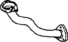 Avgasrör, Fram, SEAT TOLEDO I, VW GOLF II, JETTA II, PASSAT B3/B4, PASSAT B3/B4 Variant, 191253041AE, 191253091AP