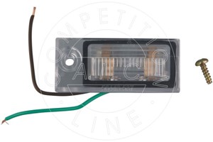 Belysning, registreringsskylt, Vänster bak, AUDI A4 B5, A4 B5 Avant, A6 C5, A6 C5 Avant, 4B5 943 021