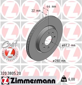 Bromsskiva, Framaxel, HYUNDAI i20 II, i20 ACTIVE, i20 Coupé II, i20 Hatchback Van II, KIA RIO III, RIO IV, RIO Sedan III, 51712-1W050, 5