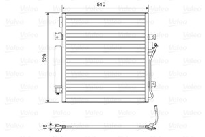 Kondensor, klimatanläggning, DODGE NITRO, 6800 3971AA, 6800 3972AA, 68003971AA, 68003971AC, 68003972AA