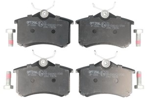 Bromsbeläggsats, Bakaxel, SEAT,CITROËN,VW,FIAT,SKODA,FORD,LANCIA,AUDI,PEUGEOT, 1001096, 1027640, 1115107, 1343514, 1345340, 150698451, 1