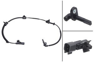 ABS-givare, Sensor, hjulvarvtal, Framaxel, Fram, höger eller vänster, Höger, Vänster