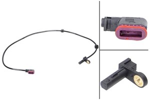 ABS-givare, Sensor, hjulvarvtal, Bakaxel, båda sidor, MERCEDES-BENZ S-KLASS [W221], S-KLASS Coupé [C216], 221 540 01 17, 221 905 04 01,