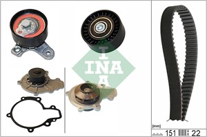 Kamremskit med vattenpump, CHEVROLET,OPEL,VAUXHALL, 48 05 174, 48 05 176, 48 05 177, 48 15 241, 48 17 953, 4805174, 4805176, 4805177, 48
