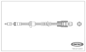 Bromsslang, Framaxel, BMW X3 [F25], 34306787512, 34306887449