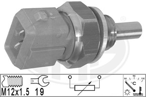 Sensor, kylvätsketemperatur, CITROËN,FIAT,LANCIA,PEUGEOT, 1920 Q2, 96 164 556, 9616455680