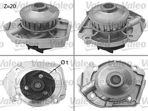 Vattenpump, FIAT,LANCIA, 46423351, 46531183, 71713727, 7715242