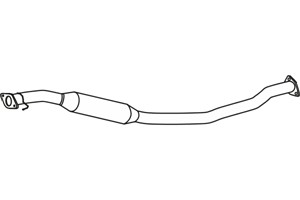 Mittenljuddämpare, Mitt, MITSUBISHI GRANDIS, MN110610, MN110611