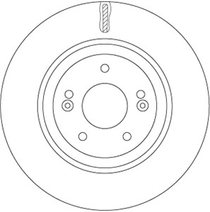 Bromsskiva, Framaxel, HYUNDAI,KIA, 51712-2T100