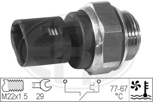 Temperaturswitch, kylarfläkt, RENAULT SUPER 5, 60 01 023 839