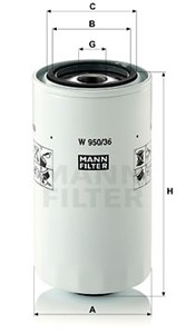 Oljefilter, IVECO DAILY Buss III, DAILY Flak/chassi III, DAILY Skåp III, 299 5561, 500038752, 500040983