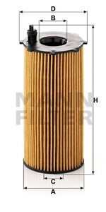 Oljefilter, DODGE NITRO, JEEP CHEROKEE, WRANGLER III, 411 520 16F, 68032204AA, 68032204AB, K68032204AA, K68032204AB