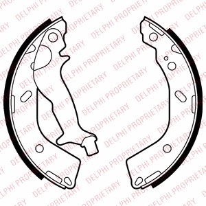 Bromsbackar, sats, Bakaxel, HYUNDAI GETZ, NISSAN LEAF, 44060JE27A, 58305-1CA00