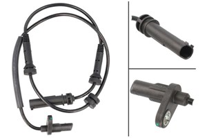 ABS-givare, Sensor, hjulvarvtal, Fram, höger eller vänster, BMW, 34 52 6 791 748, 6 791 748