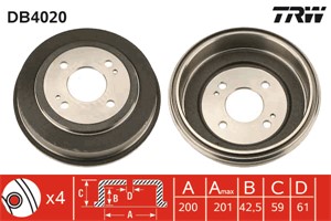 Bromstrumma, Bakaxel, HONDA, 42610-SE0-000, 42610-SE0-010, 42610-SEO-010, 42610-SR1-000, 42610-SR3-000