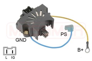 Generatorregulator, RENAULT,VOLVO, 77 01 028 400, 77 01 029 095, 77 01 031 737, 77 01 033 171, 77 01 348 589