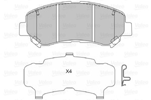 Bromsbeläggsats, Framaxel, NISSAN JUKE, QASHQAI / QASHQAI +2 I, ROGUE, TEANA II, X-TRAIL II, SUZUKI KIZASHI, 5581057L00, 55810-57L00, 55
