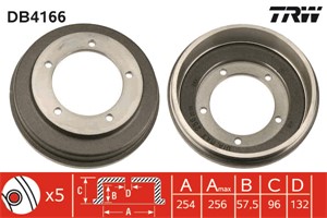 Bromstrumma, Bakaxel, FORD TRANSIT Buss, TRANSIT Flak/chassi, TRANSIT Skåp, TRANSIT TOURNEO Buss, 6464214, 82VB-1126-AA, 92VB-1126-AA