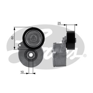 Spännrulle, flerspårsrem, CITROËN,FIAT,PEUGEOT, 5751.74, 575174, 96367827, 9636782780, 9653522780