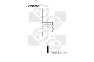 Insugsventil, CHEVROLET,FIAT,OPEL,SAAB,VAUXHALL, 24433078, 55557862, 642011, 642078