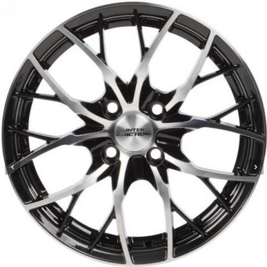 Inter Action Flash Gloss Black Polished 7/15 4/100 ET38 B73.1