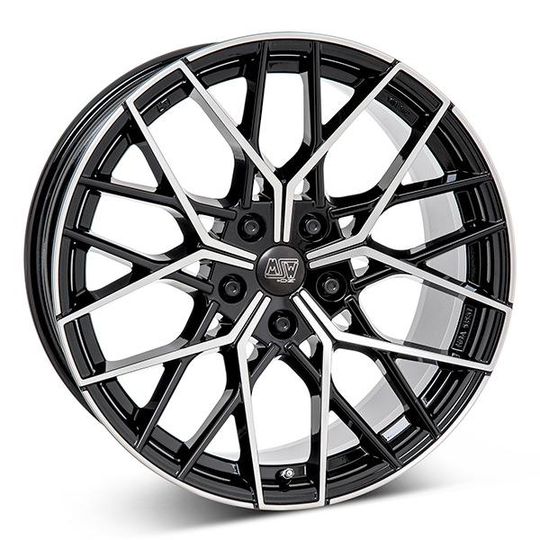 Msw 74 Gloss Black Polished 8/18 5/112 ET35 B73.1