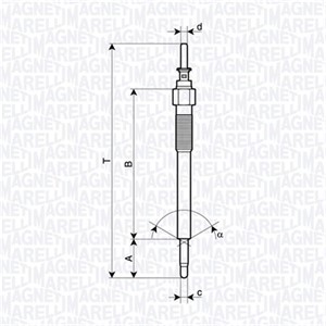 Glödstift, HONDA,OPEL,VAUXHALL, 12 14 035, 12291-PLZ-D00, 93 187 927