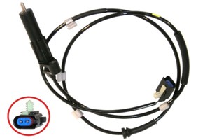 ABS-givare, Sensor, hjulvarvtal, Bakaxel vänster, FORD TRANSIT Buss, TRANSIT Flak/chassi, TRANSIT Skåp, 4533632, YC15 2B372 EC