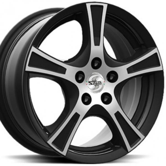 Spath Sp01 Matt Black Polished 5,5/15 5/112 ET30 B66.6