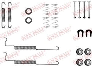 Tillbehörssats, bromsbackar, Bakaxel, CHEVROLET AVEO Halvkombi, AVEO Sedan, SSANGYONG TIVOLI