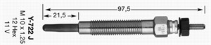 Glödstift, HYUNDAI,KIA, 32C98-55808, 36710-42000, 36710-42020, 36710-42021