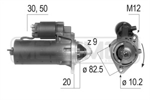 Startmotor, DAEWOO,OPEL,SAAB,VAUXHALL, 12 02 016, 12 02 045, 12 02 143, 12 02 156, 62 02 046, 90 008 257, 90 197 192, 90 243 160, 90 349